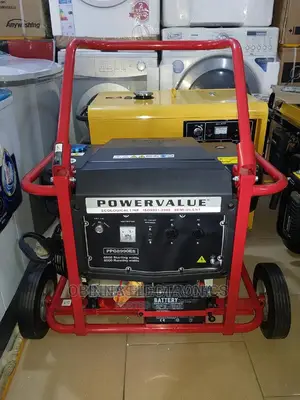 Brand New POWER-VALUE 4.5kva Generator/💯 Copper/Key Start/