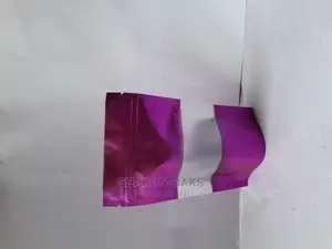 Purple Aluminium Foil Pouch 10 X 15cm 50pcs