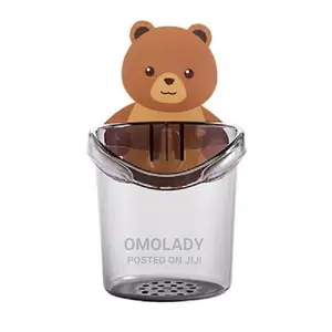 Teddy Bear Toothbrush Holder Cute Bear Storage Rack