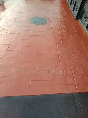 Concrete Stamp Floor With Sealant