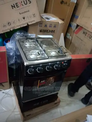 Latest Nx-5055 Standing 3 Gas 1 Electric Cooker