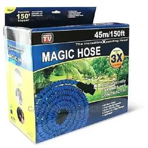 Car Wash Hose With Pressured Tap Gun - 150ft