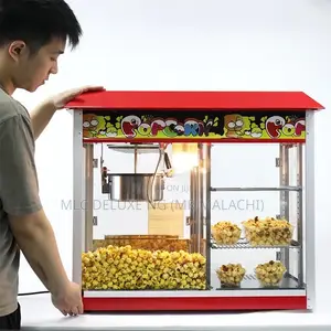 POPCORN Machine With Side Showcase Warmer/Display Warmer