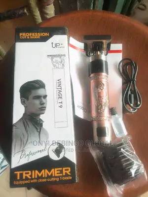 Vintage T9 Hair Trimmer Unisex Rechargeable Clipper