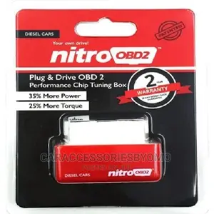 Nitro Obd2 Diesel Car Fuel Saver Power/Torque Device - Red
