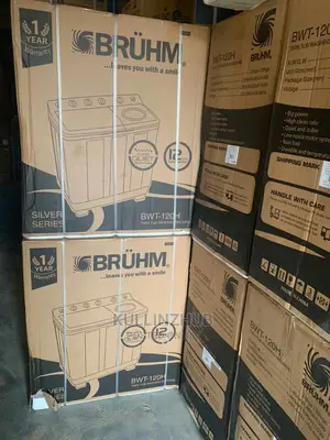 Bruhm 120H Semi-Automatic Top Loader Washing Machine 12 Kg