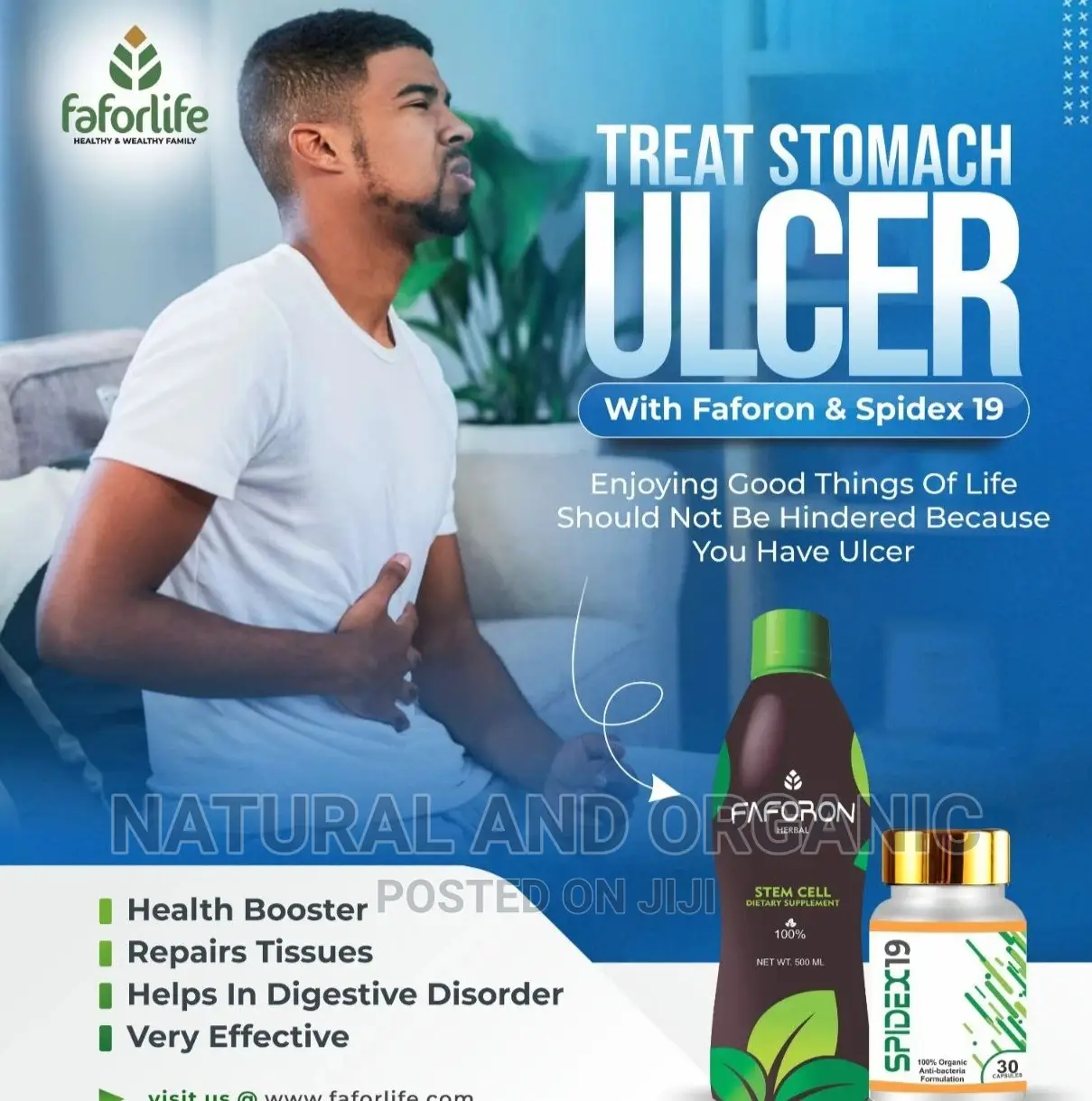 Faforon and Spidex19 Helps With Ulcer