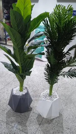 Artificial Plant Flowers And Pot 5ft