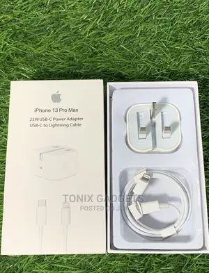 3 Pin UK Plug (25W) Charger With Cable