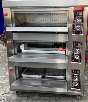 3 Decks 6 Trays Oven