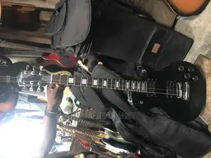 Black Electric Guitar