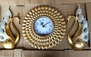 Fancy Clock With Two Decoration