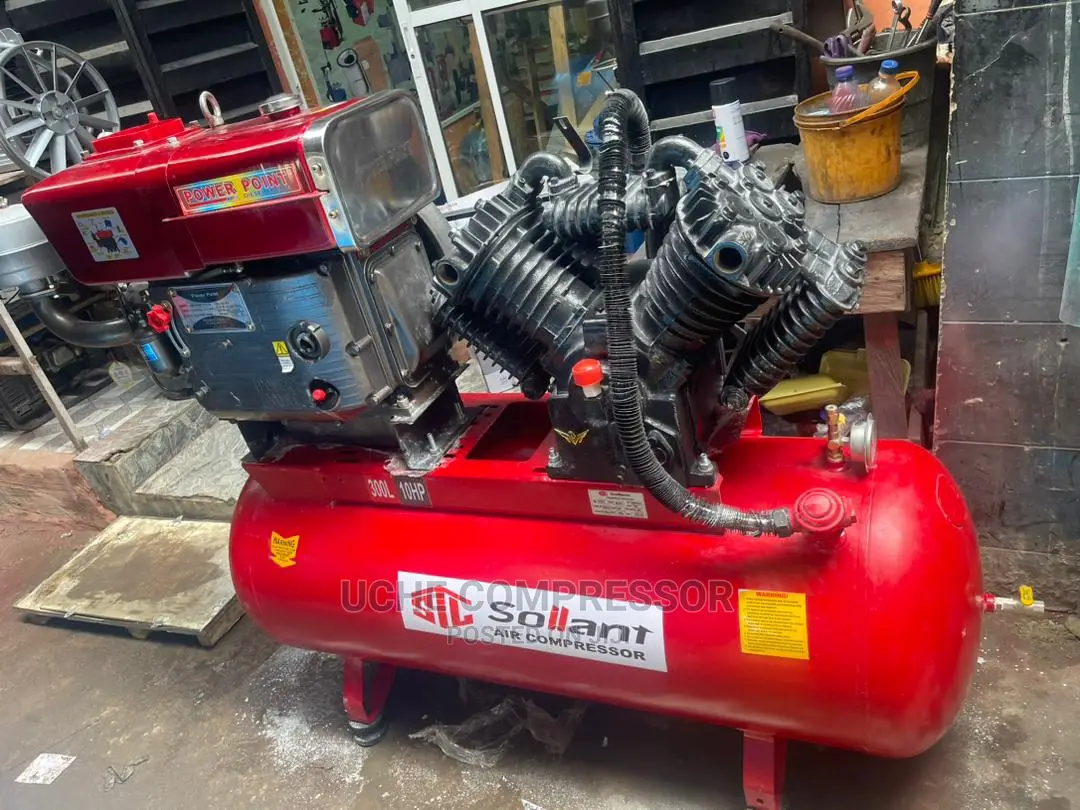 Air Compressor With Diesel Engine 300L