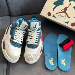 Original Nike Air Jordan 4 Retro Snorlax Customs Sneakers