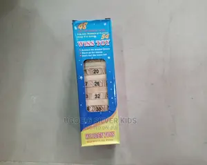 Children and Adult Wood Blocks Jenga Game