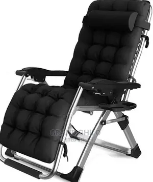 Reclining Foldable Chair Black