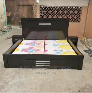 6ft by 6ft Coffee Brown Bed