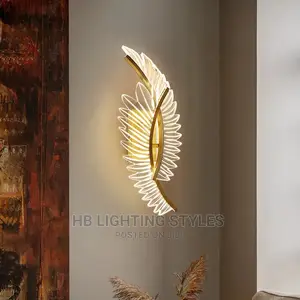 LED Feather Wall Light