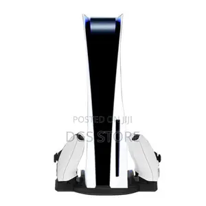 Coteci PS5 De/Uhd+ Dual Controller Charging Dock Stand