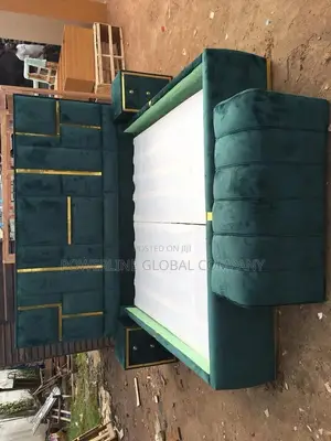 Bed Frame 6x6 With 2 Side Drawer/ Footrest for Home's/ Loun