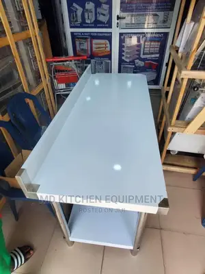 7ft Stainless Steel Working Table With Back