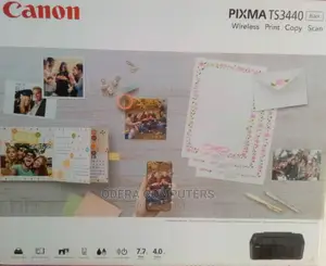 Canon PIXMA TS3440 Black Wireless Inkjet Printer