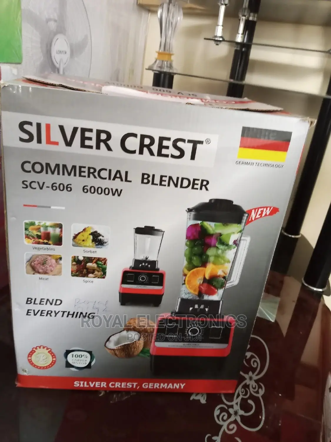 Premium Quality Silver Crest 6000W Commerical Blender