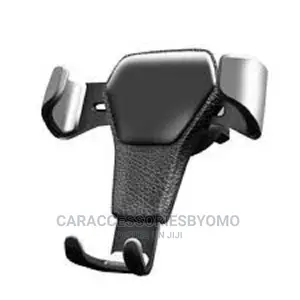 Cabochon Gravity Air Vent Mount Car Phone Holder- Black