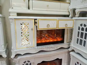 Brand New Royal TV Stand With Drawers and Electric Fireworks