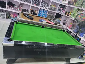 Green and Black 7ft Marble Coin Snooker