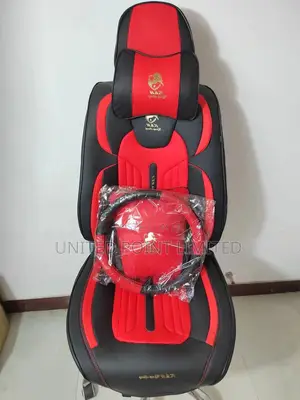 Ferrari Leather Seat Cover Red And Black