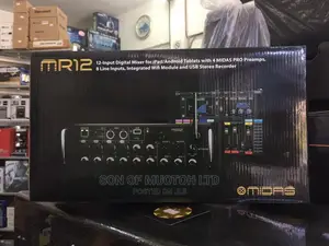 Midas Mr12 12-Input Digital Mixer for iPad/Android Tablets