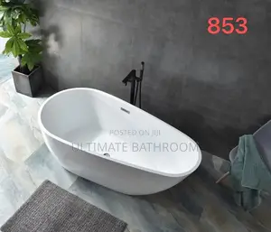 Curve White Acrylic Bathtub