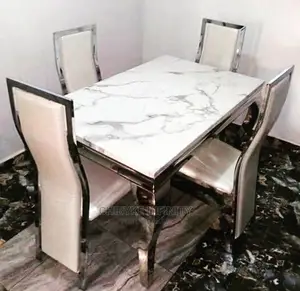 Imported Quality Marble Dining Table by 4 Seater