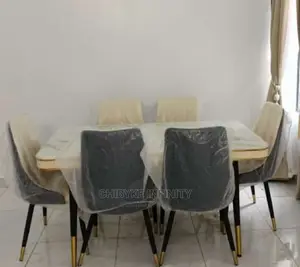 Imported Quality Marble Dining Table by 6 Seater