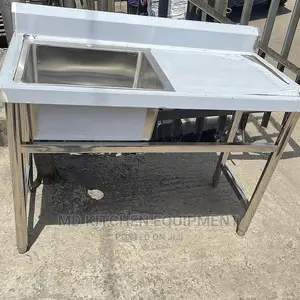 Industrial Single Sink With Extension