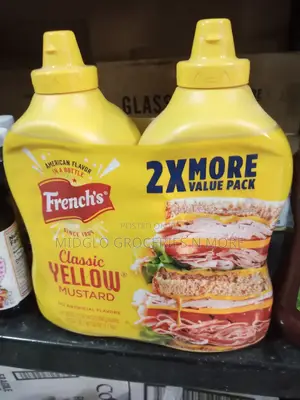 French Classic Yellow Mustard 2 in 1