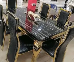 Imported Quality Marble Dining Table by 6 Seater