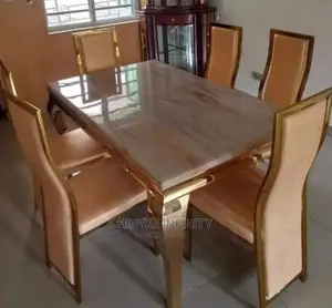Imported Quality Marble Dining Table by 6 Seater