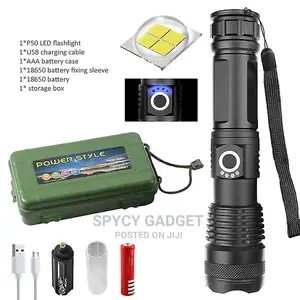 P-50 Strong Rechargeable LED Flashlight