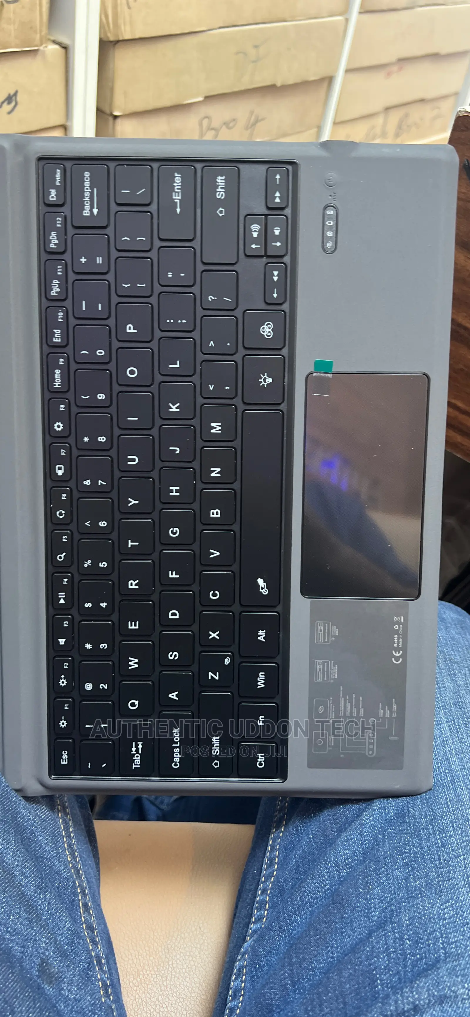 Surface Pro 3,4,5,6 and 7 Bluetooth Keyboard With Keyboard