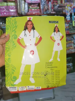 Nurse Costume ( Gown Style for 2 Years to 7 Years )