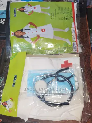 Gown Big Size Nurse Costume ( From 8 Years to 11 Years )