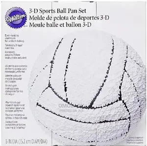 Wilton Sports Ball 3d Stand Up Cake Pan Set