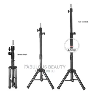 55 Inch Wig Stand Tripod Mannequin Head Stand.
