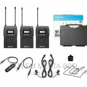 Boya by Wm8 Pro- Uhf Dual Channel Wireless Microphone