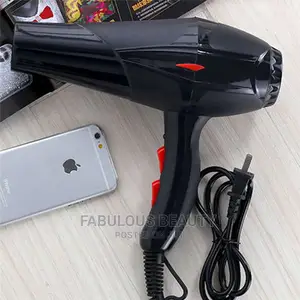 Hair Dryer 2100w Black Hair Dryer Adjustable Heat Settings