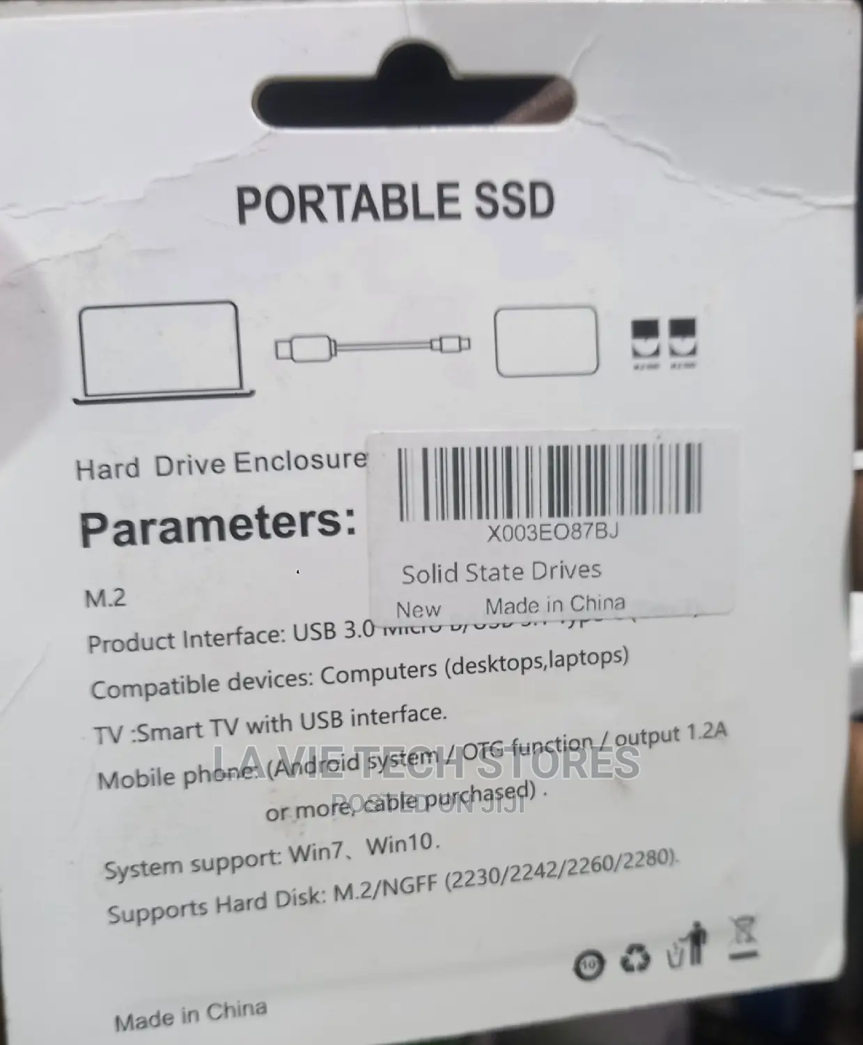 Portable SSD External Hard Drive | 16TB | USB 3.1 | TYPE-C