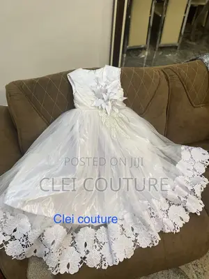 Kids White Dress