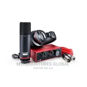 Focusrite 3rd Gen Scarlett Solo Studio Recording Bundle